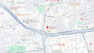 Location of Space Lounge ITC Building Co-Working space in Majura Gate, Surat - Image 293153